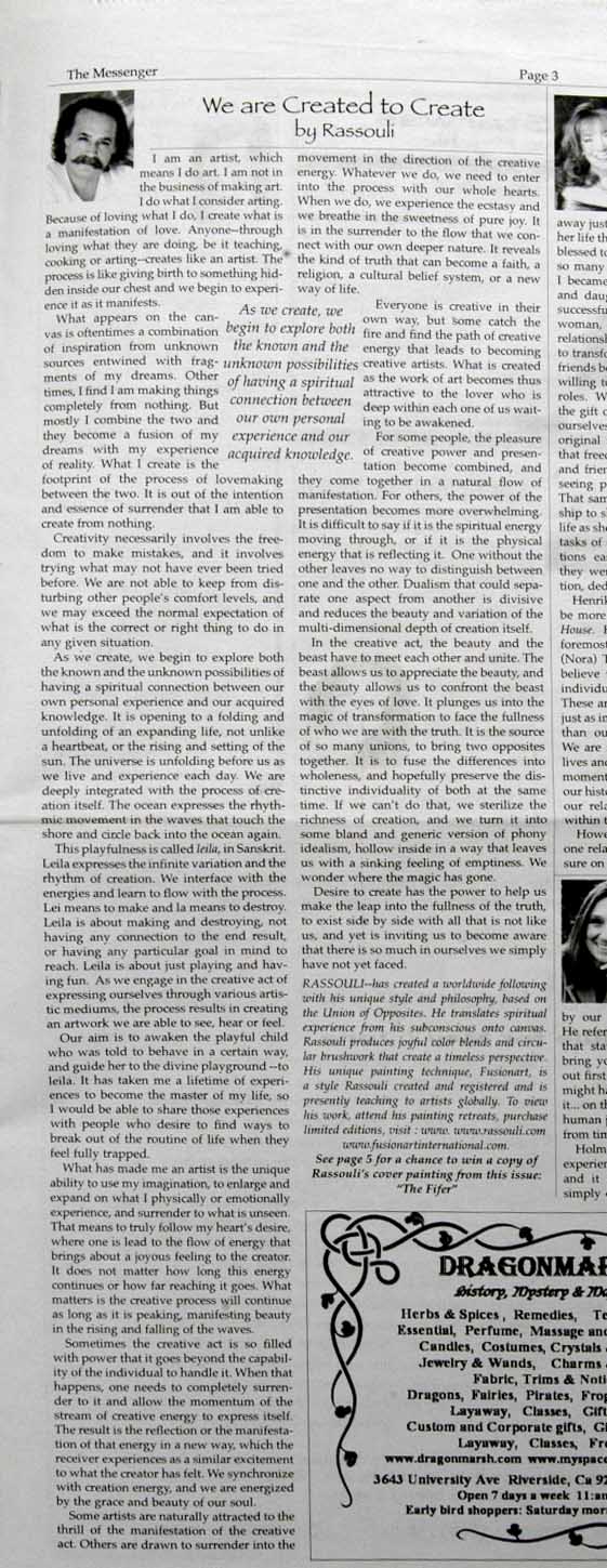 The Messenger Magazine